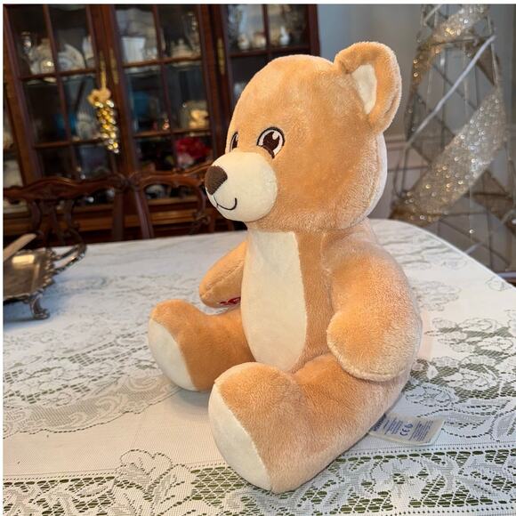Build A Bear Asthma Allergy Friendly Brown Tan Teddy Plush Toy 2017 Snuggles - Picture 5 of 11